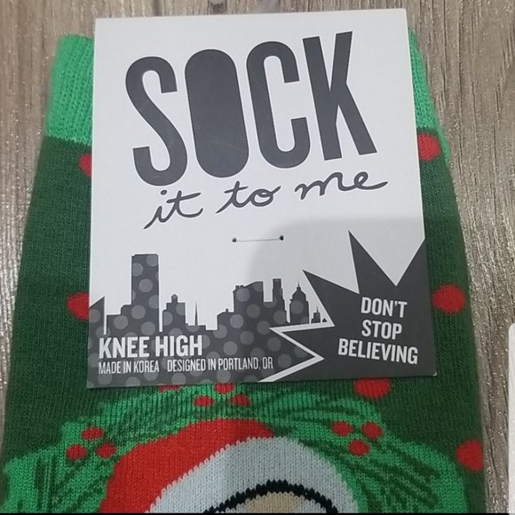 NWT Christmas Knee High socks - Picture 1 of 3